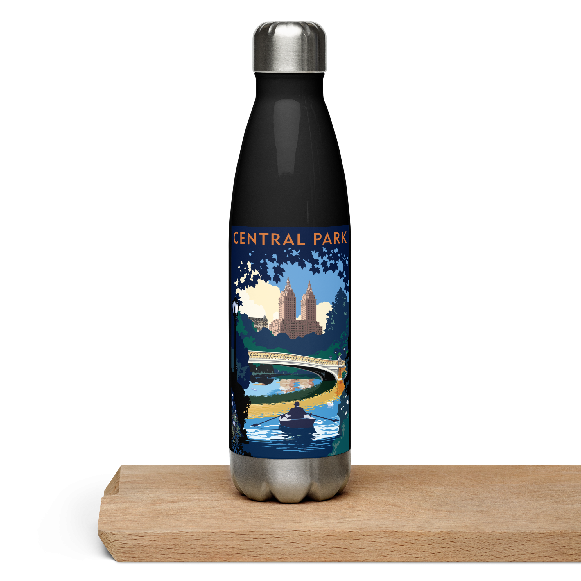 Landmark NY | NYC Central Park Day Stainless Steel Water Bottle