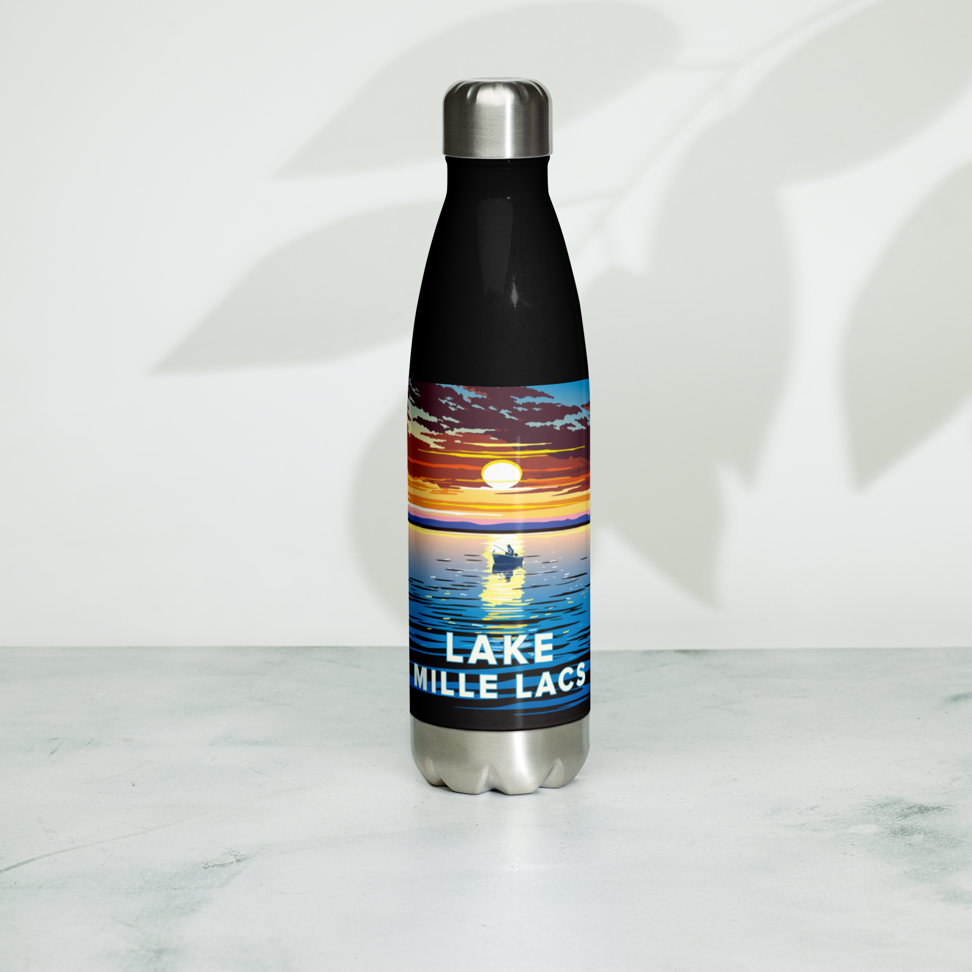Landmark MN | Lake Mille Lacs Stainless Steel Water Bottle