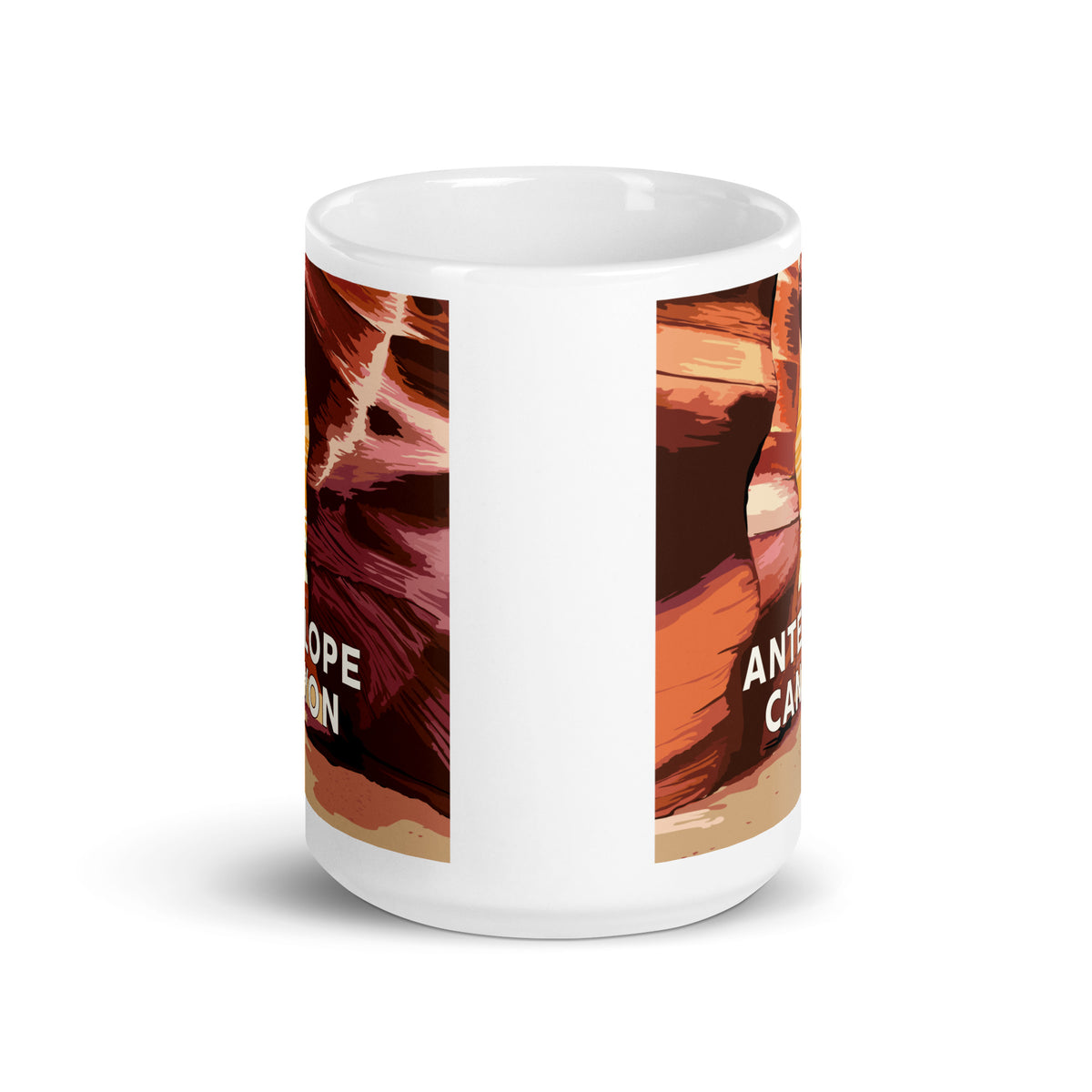 Landmark AZ | Antelope Canyon White glossy mug