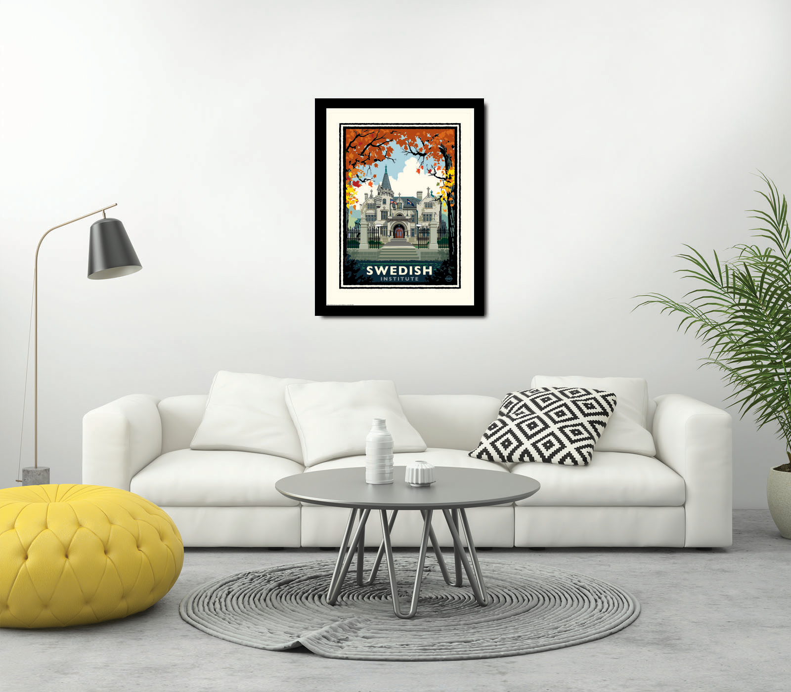 Landmark MN | American Swedish Institute Fall Art Print