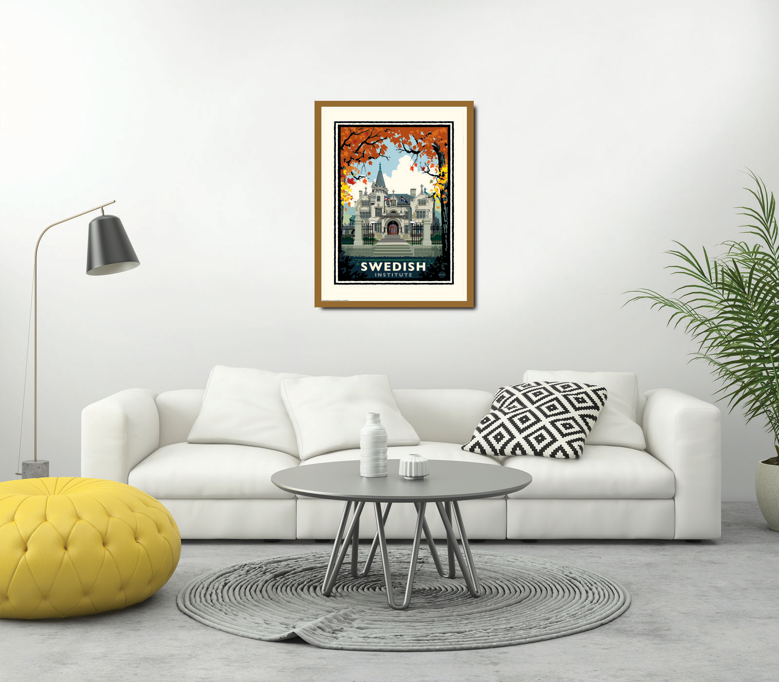 Landmark MN | American Swedish Institute Fall Art Print