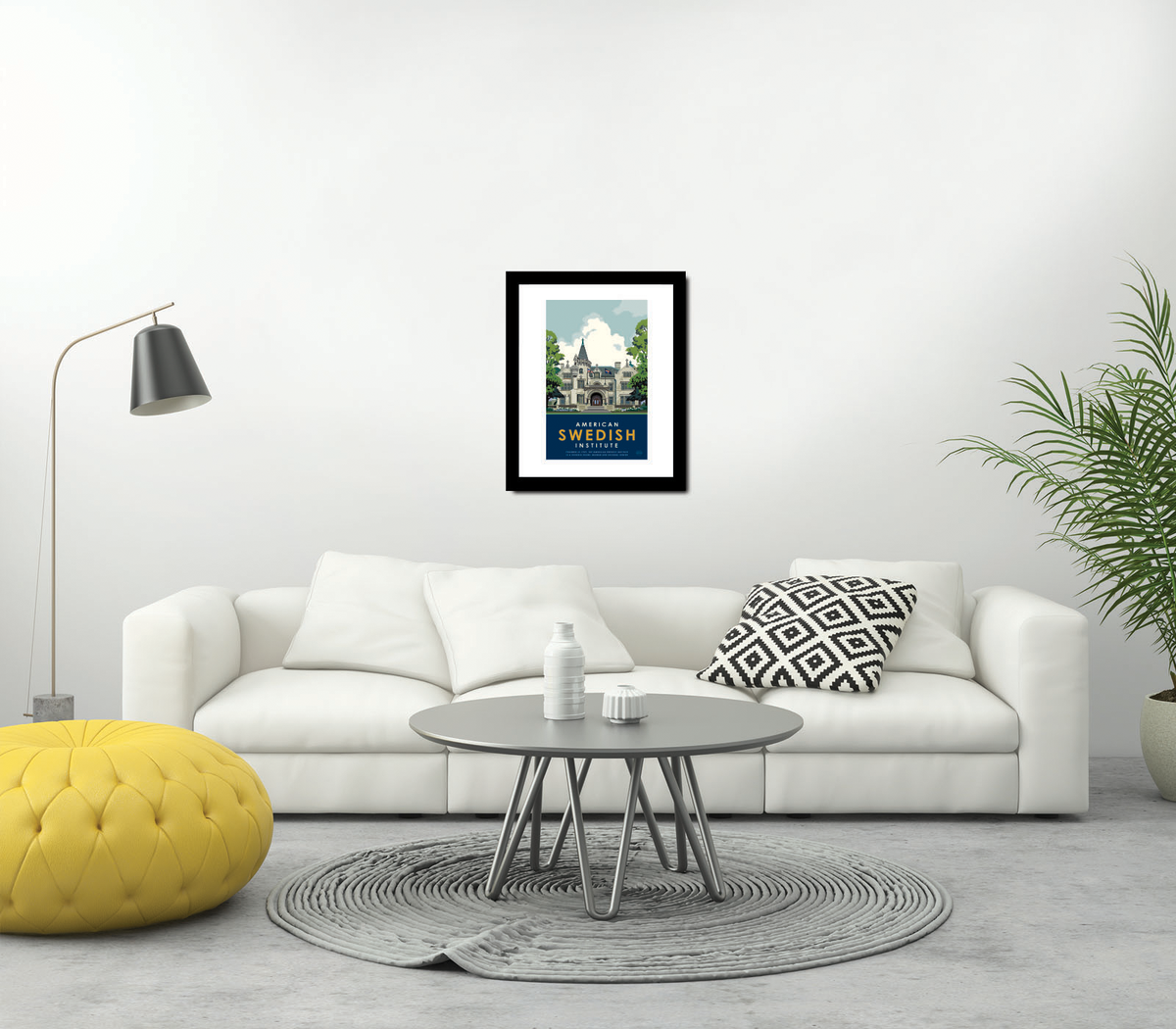 Landmark MN | American Swedish Institute Summer Art Print