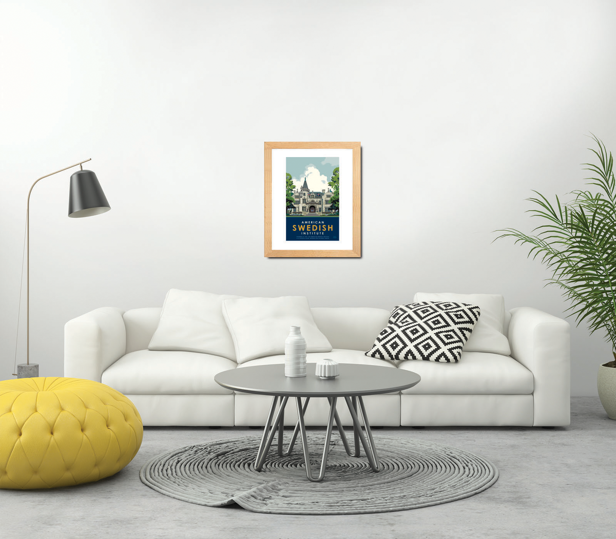 Landmark MN | American Swedish Institute Summer Art Print