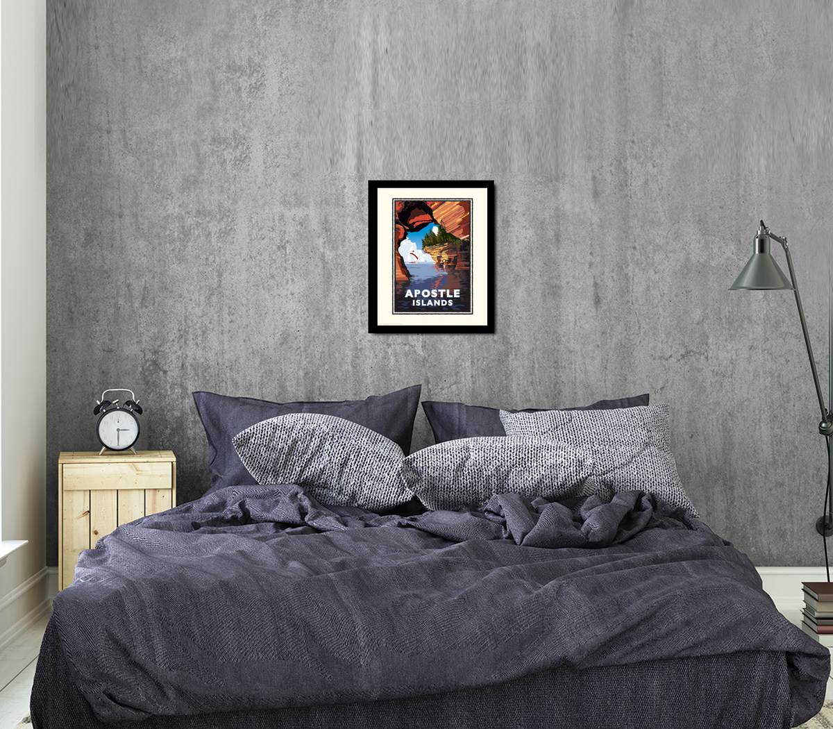 Landmark WI | Apostle Island Cave Art Print