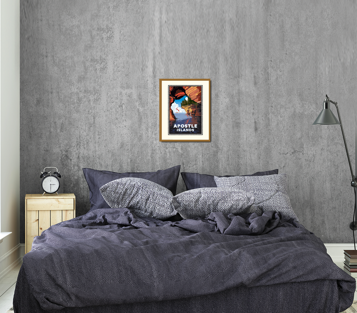 Landmark WI | Apostle Island Cave Art Print