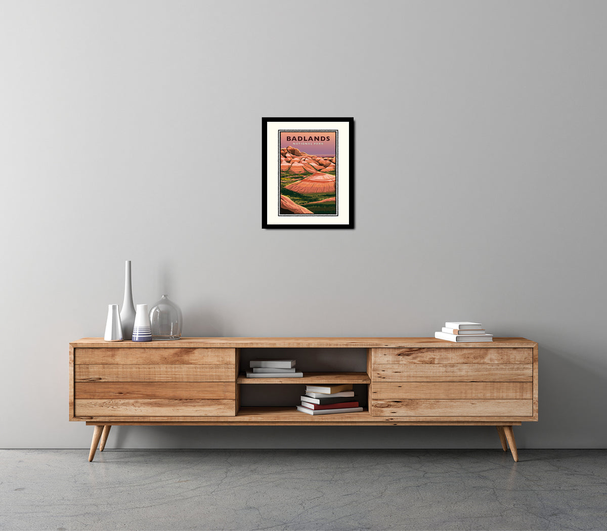 Landmark SD | Badlands National Park Art Print