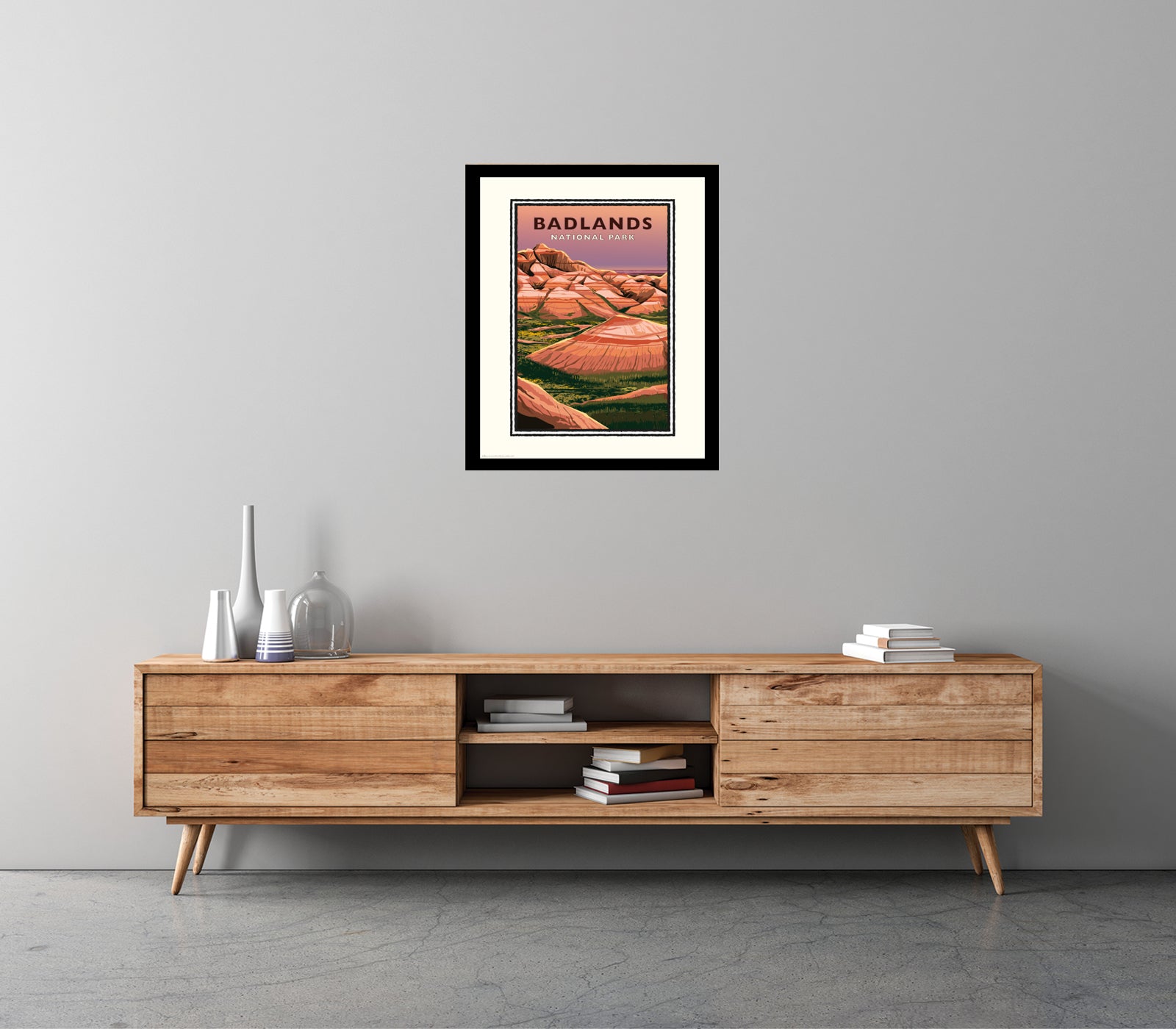 Landmark SD | Badlands National Park Art Print