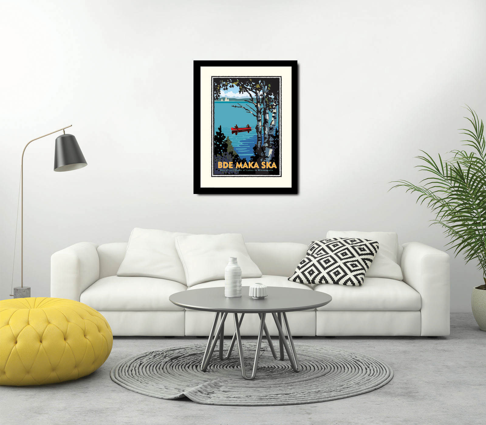 Landmark MN | Bde Maka Ska Minneapolis Art Print