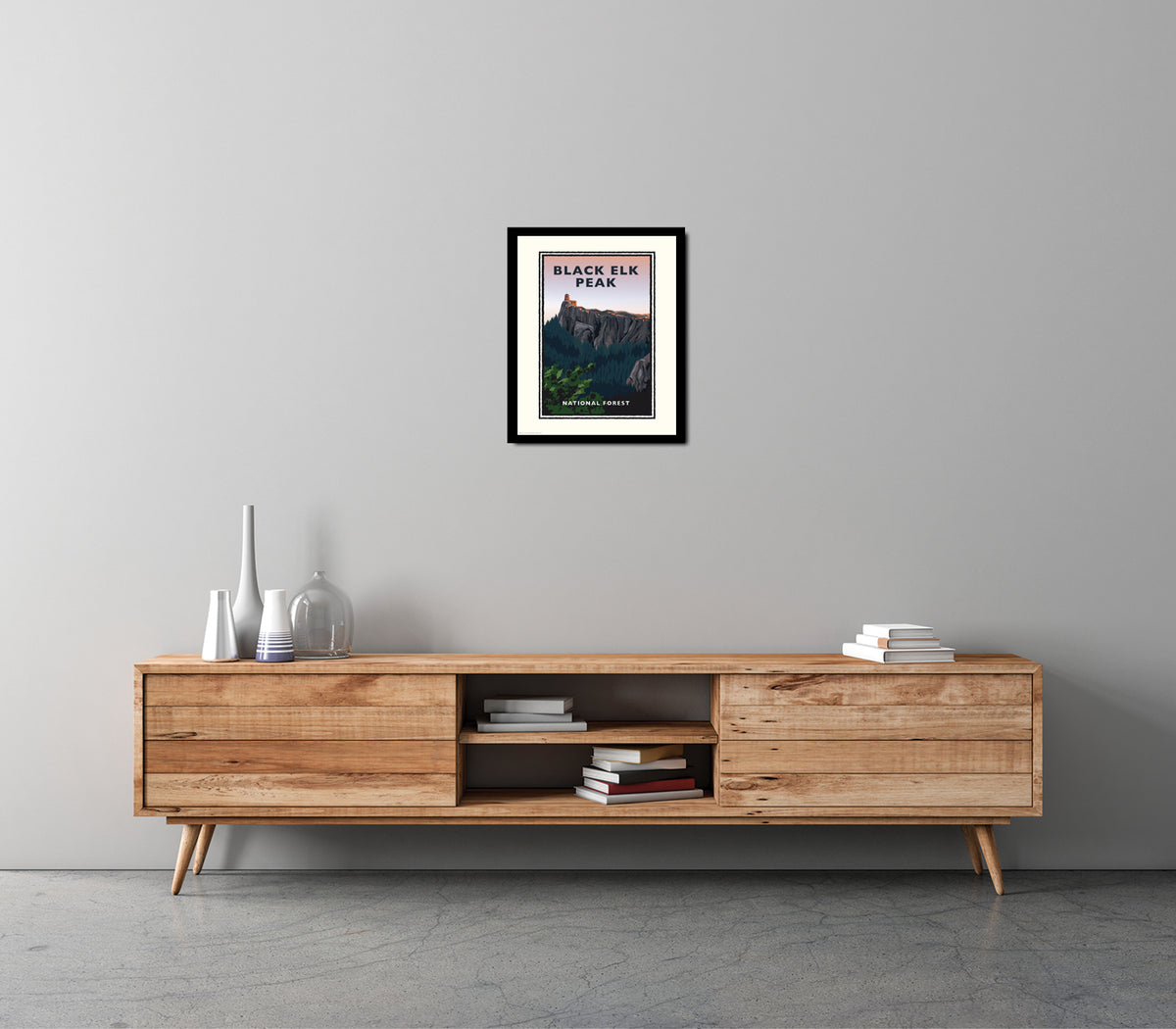 Landmark SD | Black Elk Peak Custer State Park Black Hills Art Print