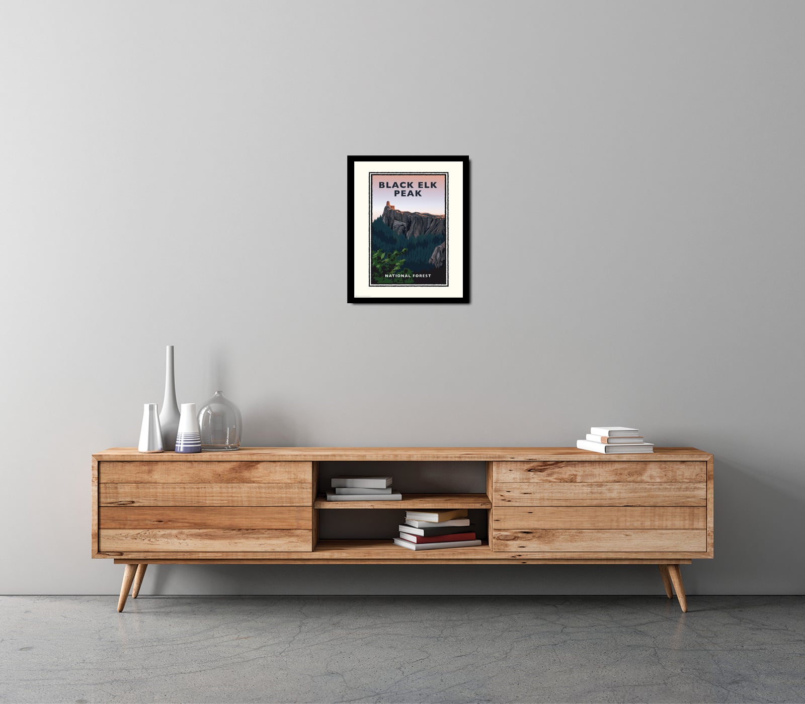 Landmark SD | Black Elk Peak Custer State Park Black Hills Art Print