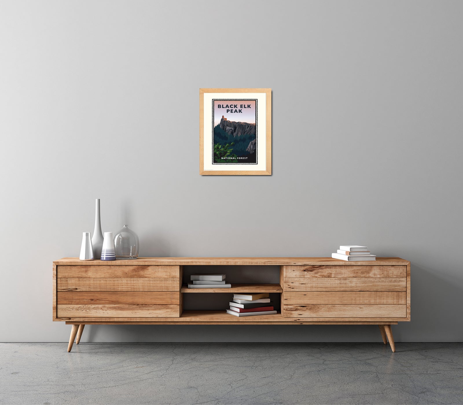 Landmark SD | Black Elk Peak Custer State Park Black Hills Art Print