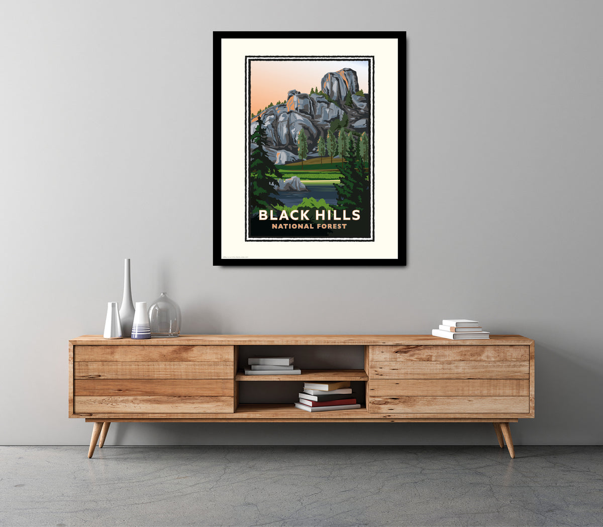Landmark SD | Black Hills National Forest Art Print