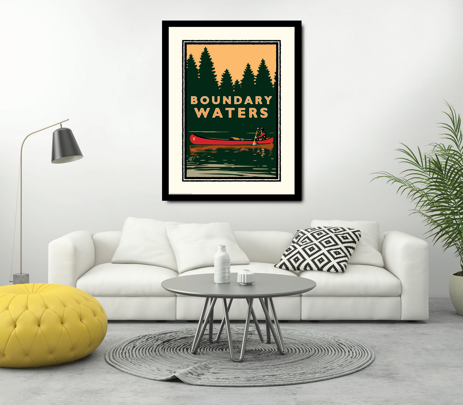 Landmark MN | Boundary Waters Canoe Art Print