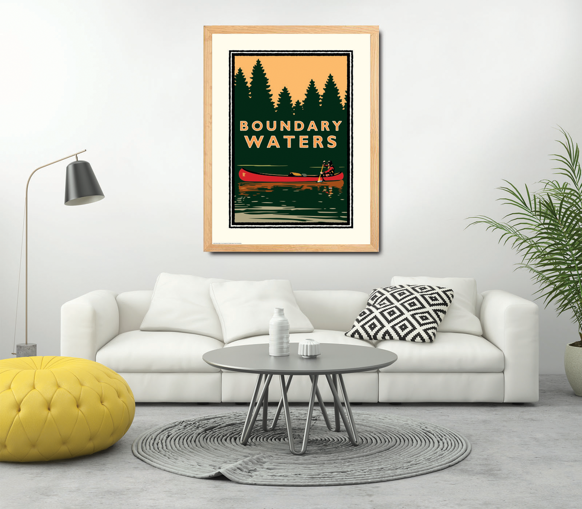 Landmark MN | Boundary Waters Canoe Art Print
