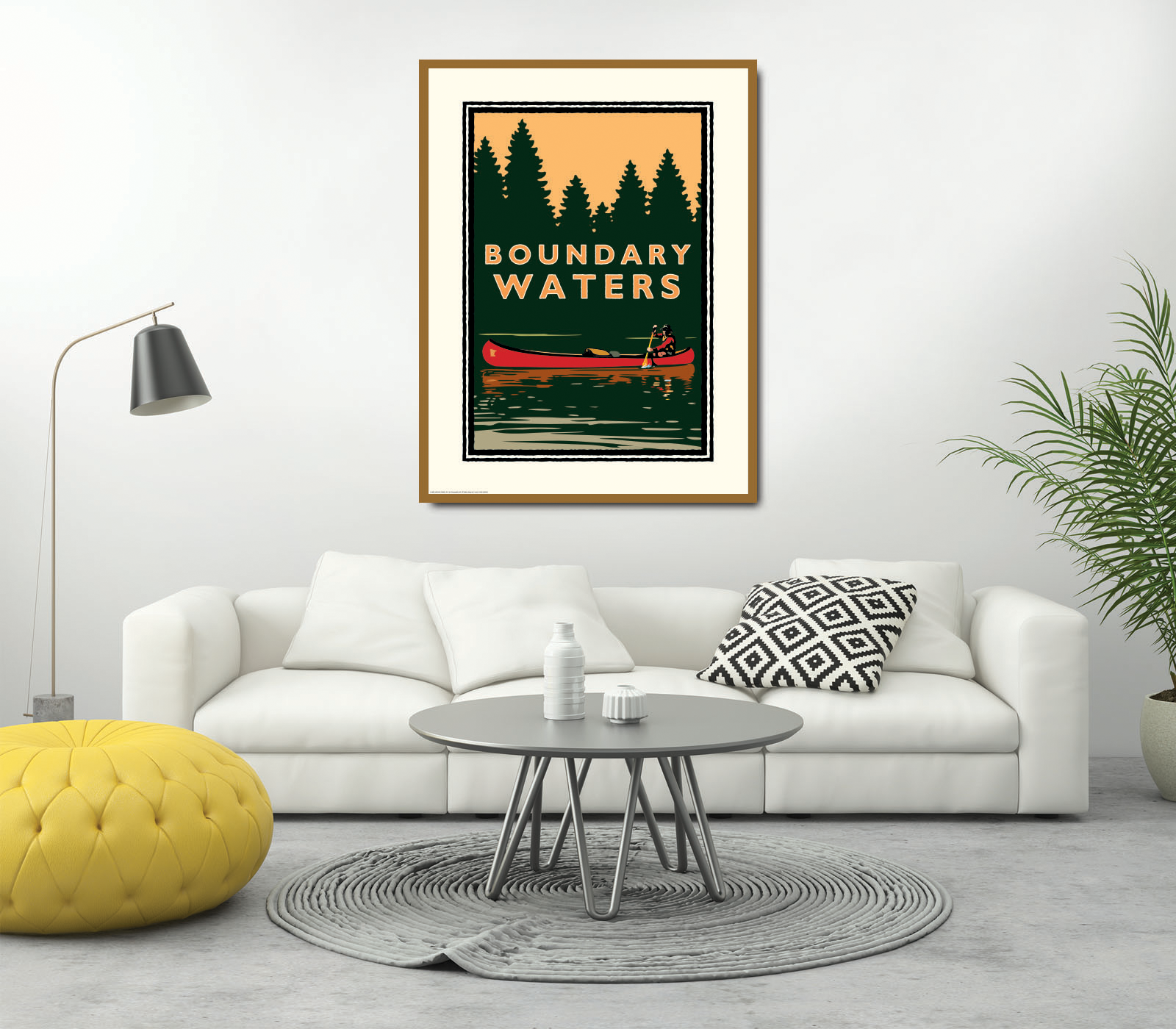 Landmark MN | Boundary Waters Canoe Art Print