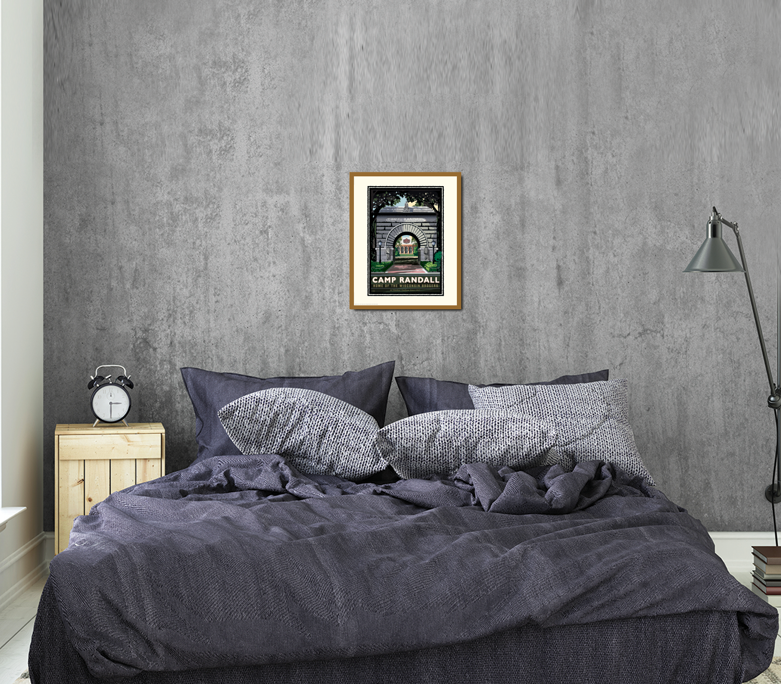 Landmark WI | UW-Madison Badgers Camp Randall Arch Print