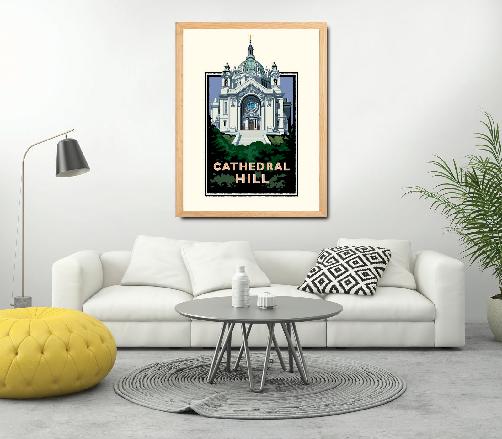 Landmark MN | Cathedral Hill St Paul Art Print
