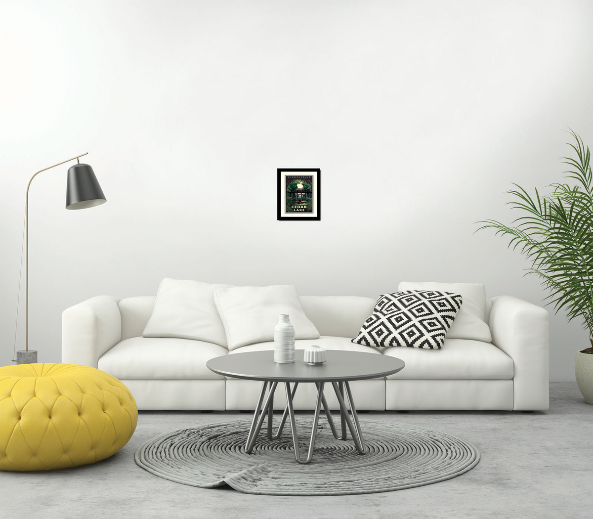 Landmark MN | Cedar Lake Minneapolis Art Print