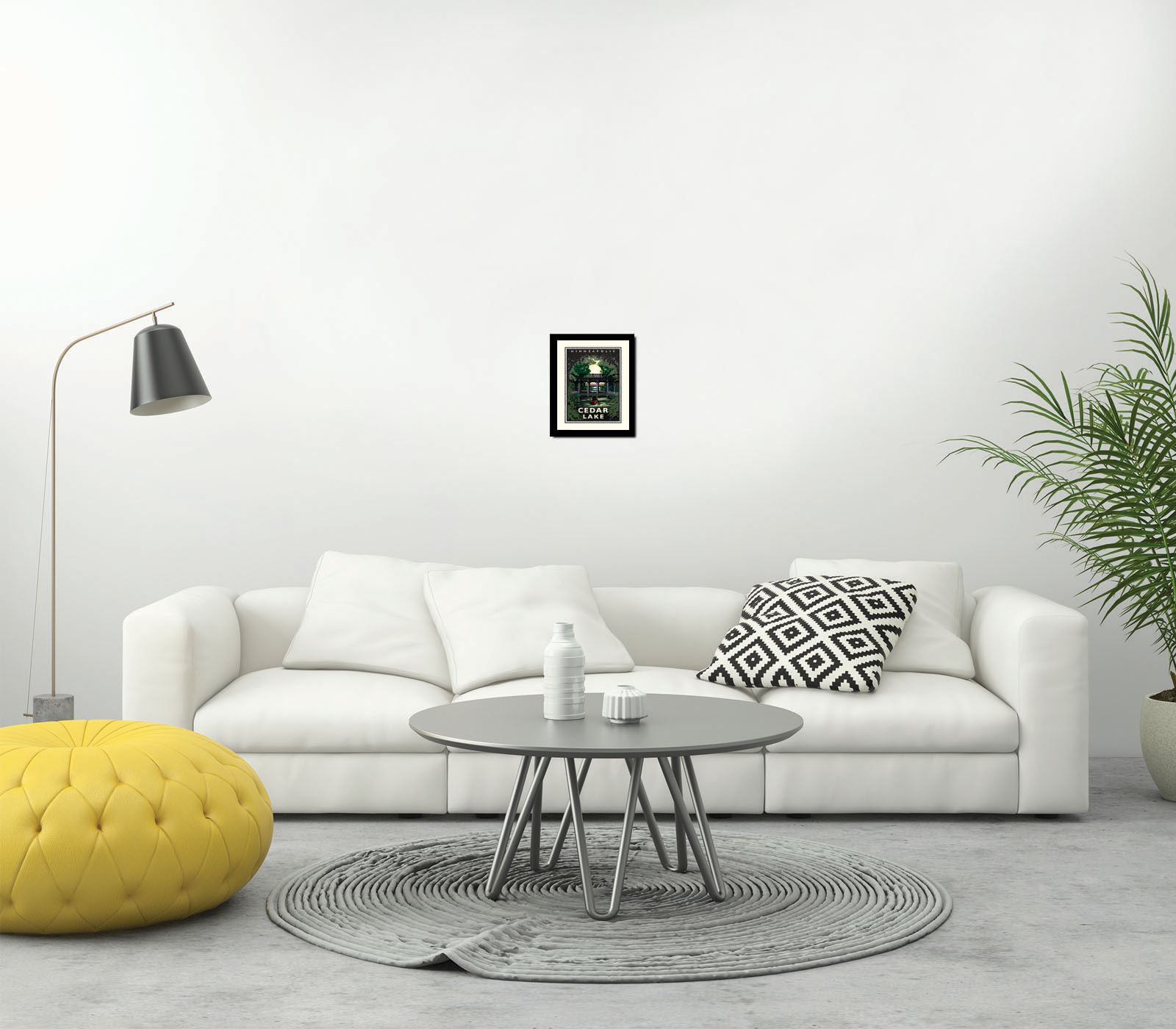 Landmark MN | Cedar Lake Minneapolis Art Print