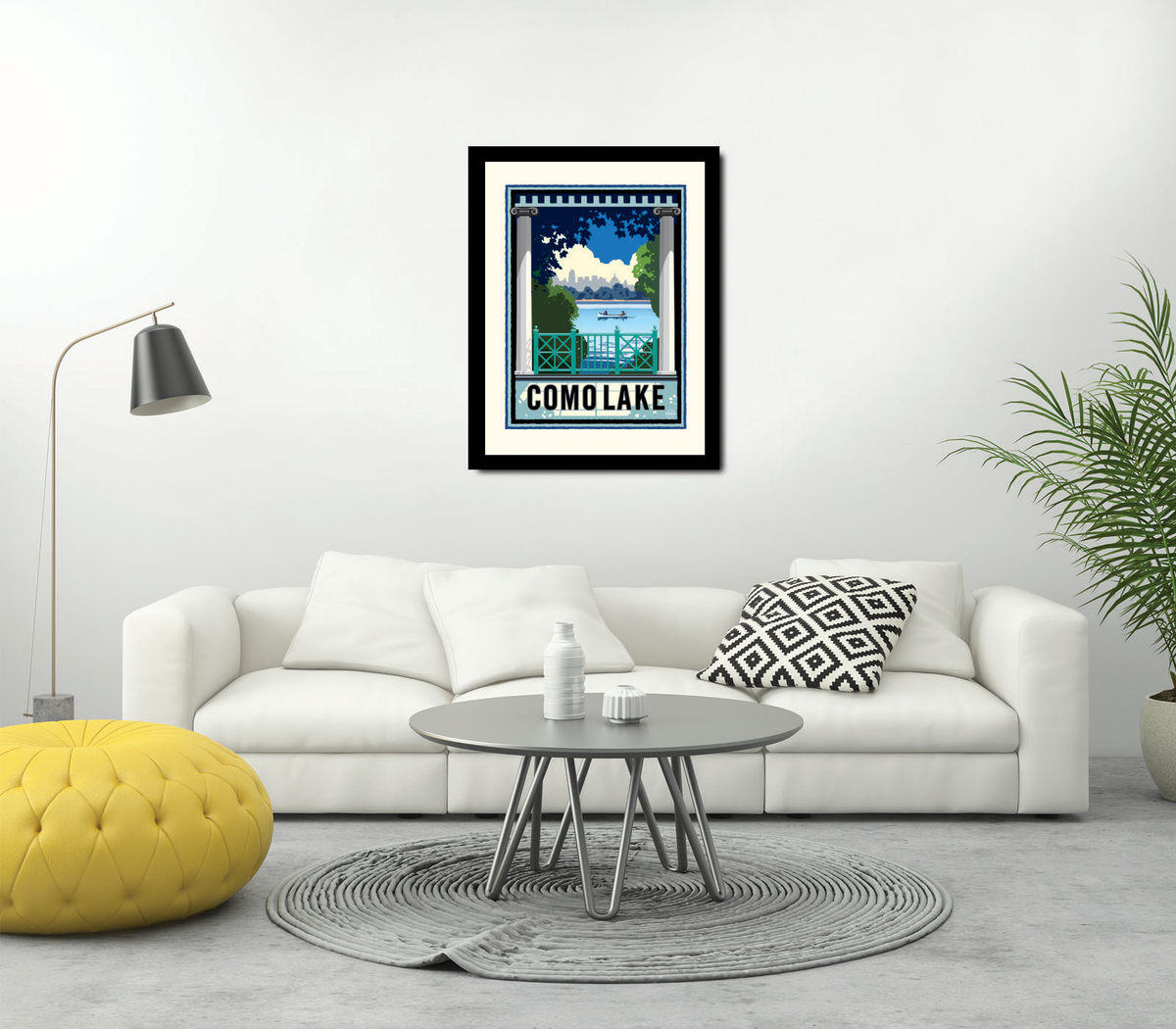 Landmark MN | Como Lake St Paul Art Print