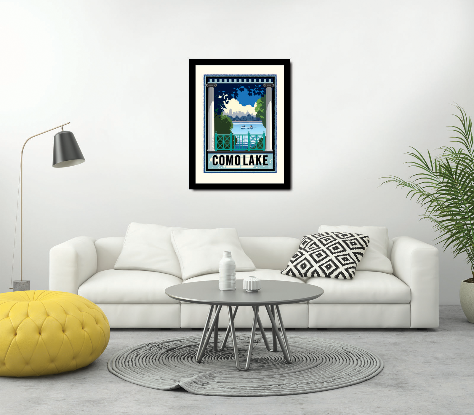 Landmark MN | Como Lake St Paul Art Print