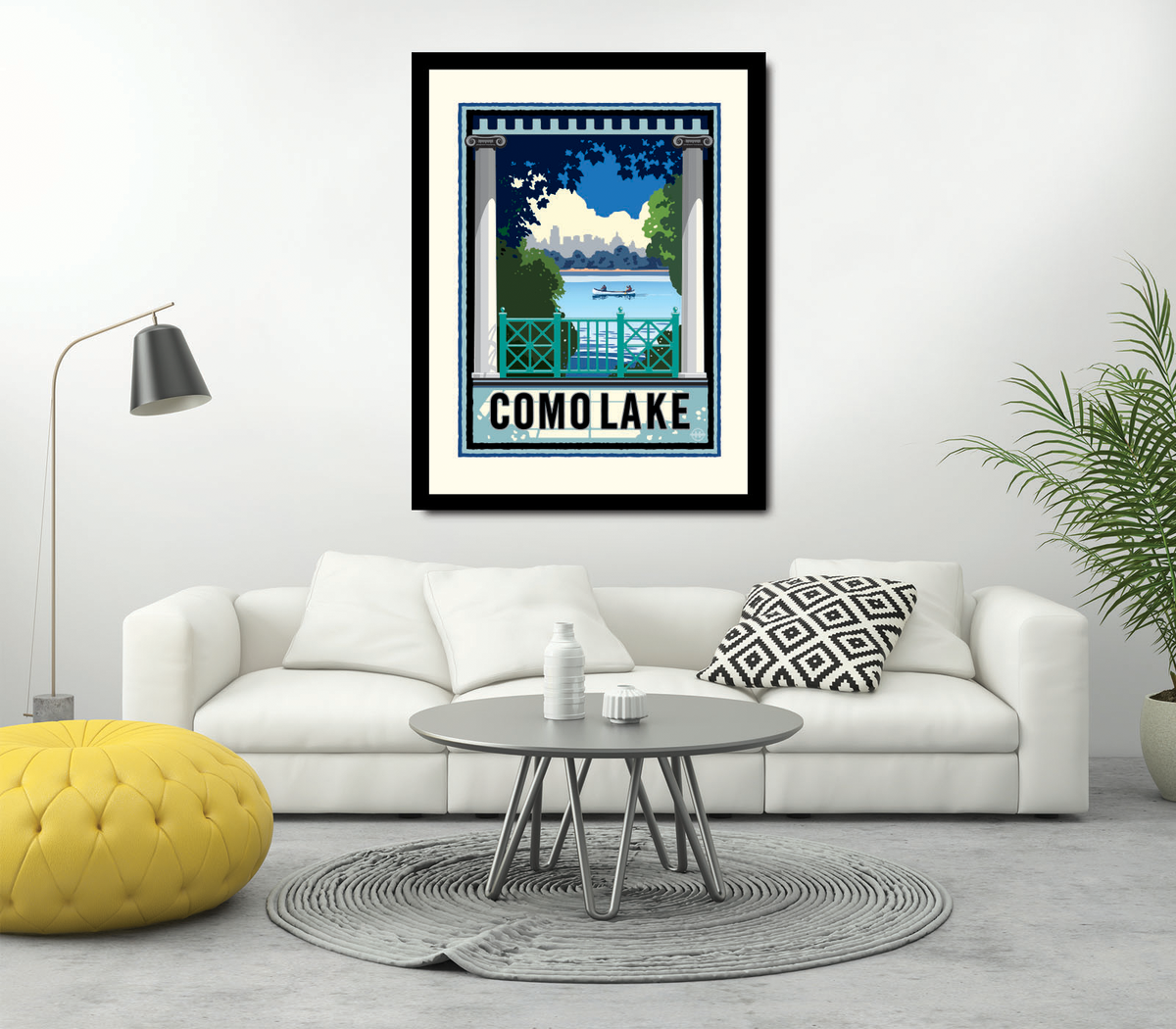 Landmark MN | Como Lake St Paul Art Print