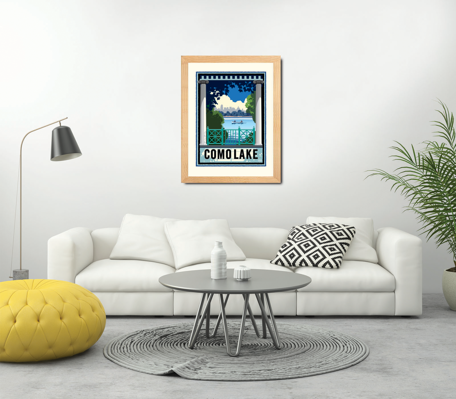 Landmark MN | Como Lake St Paul Art Print
