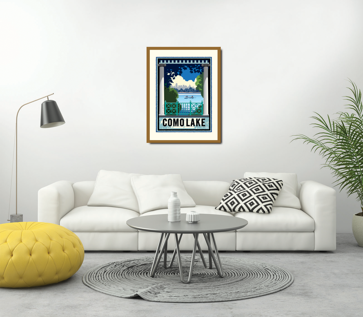 Landmark MN | Como Lake St Paul Art Print