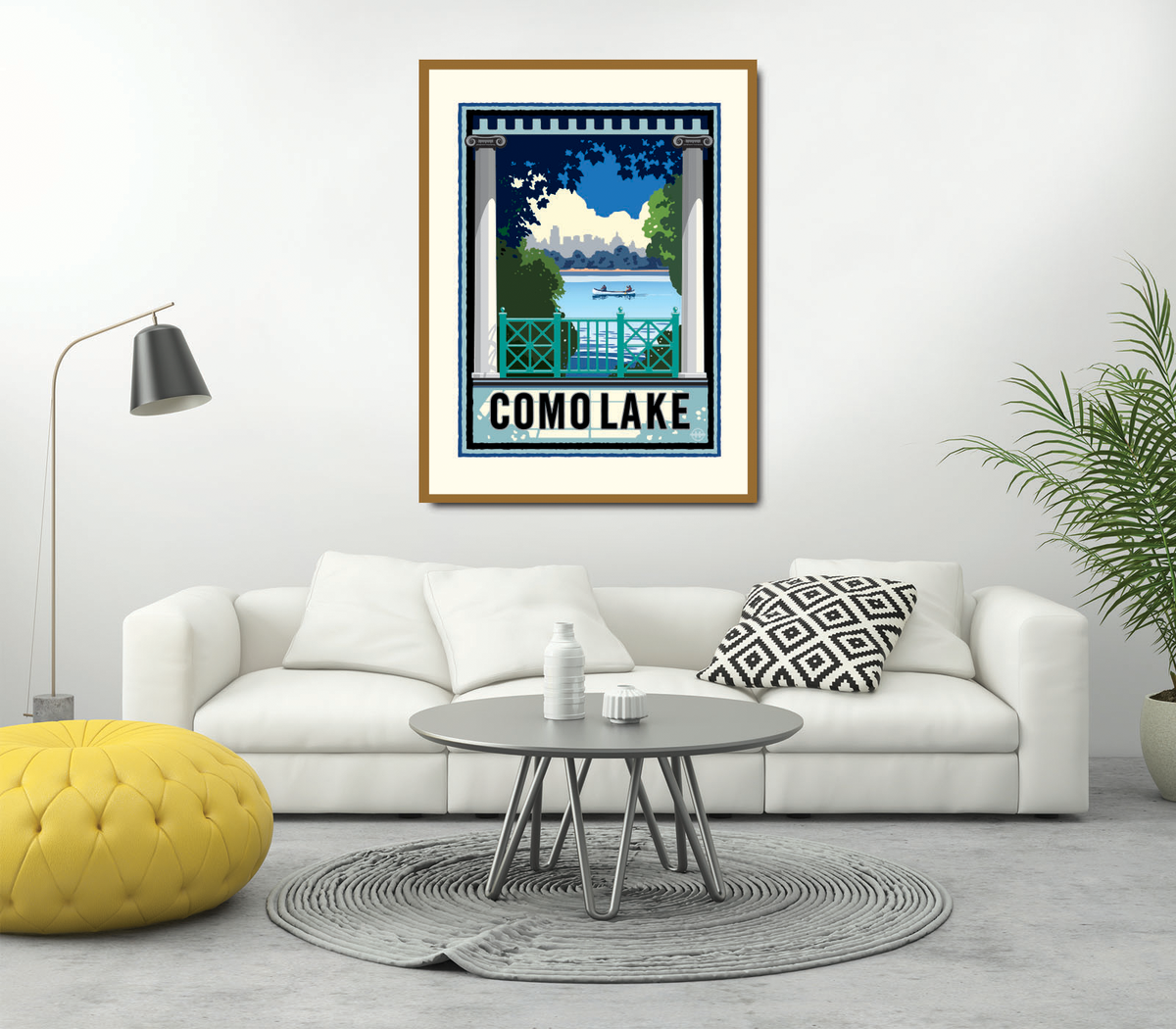 Landmark MN | Como Lake St Paul Art Print