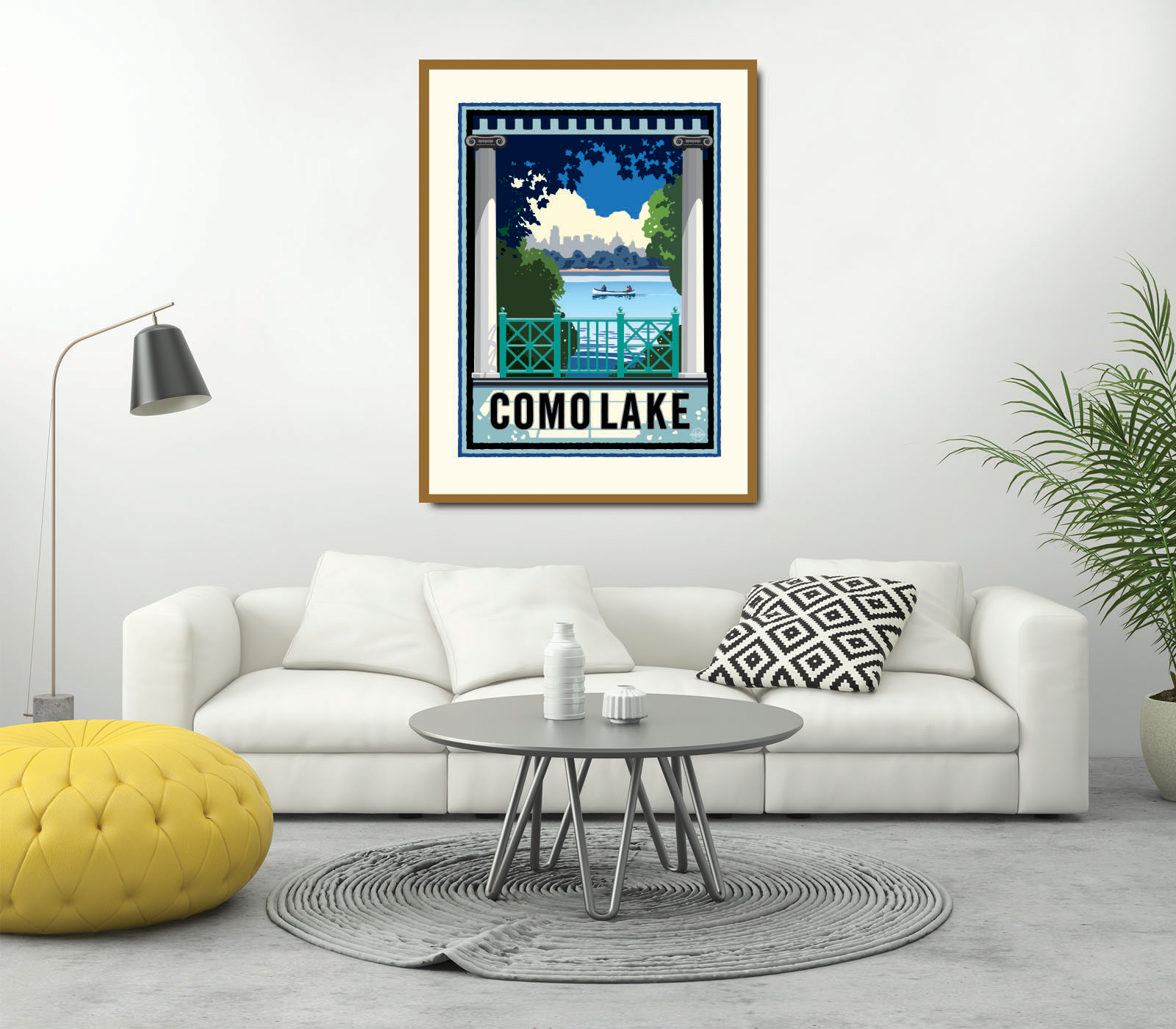 Landmark MN | Como Lake St Paul Art Print