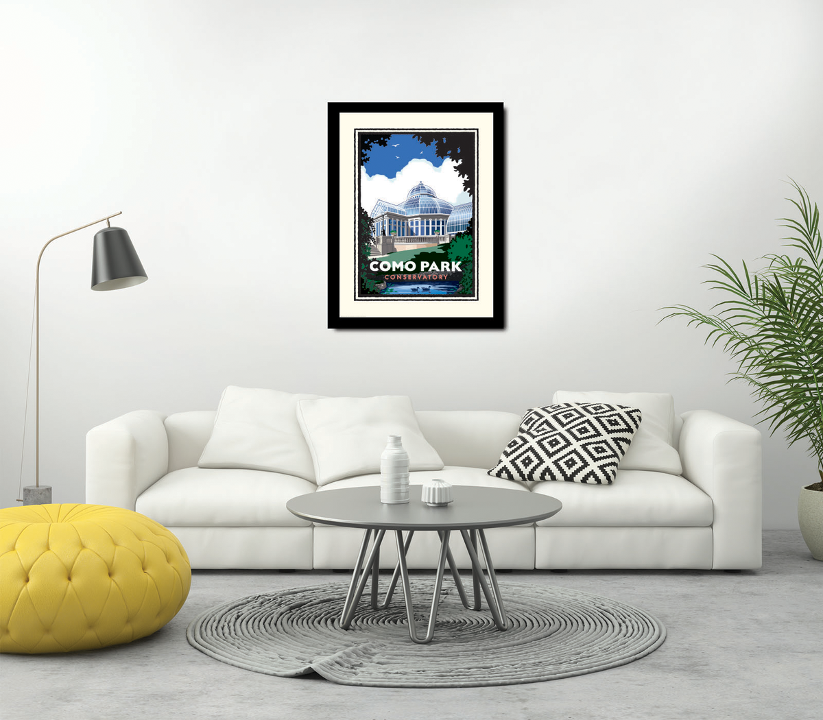 Landmark MN | Como Park Conservatory St Paul Art Print
