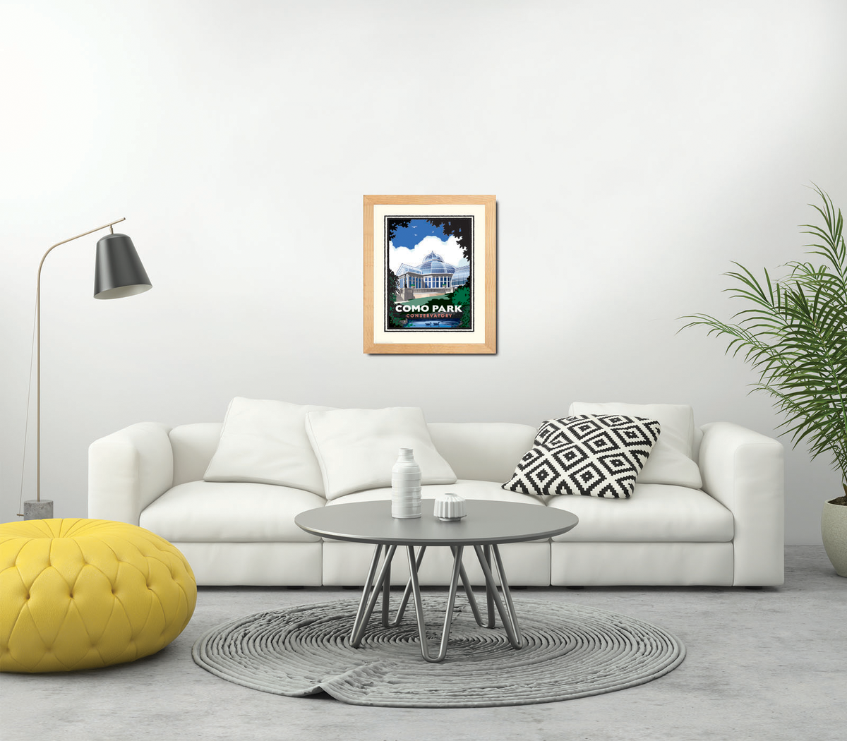 Landmark MN | Como Park Conservatory St Paul Art Print