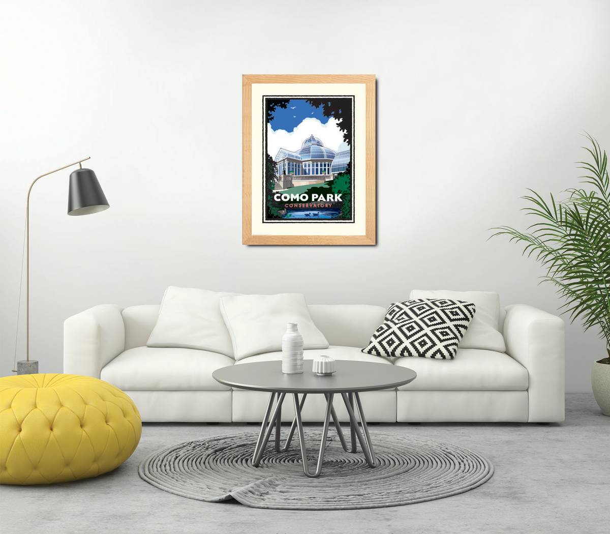 Landmark MN | Como Park Conservatory St Paul Art Print