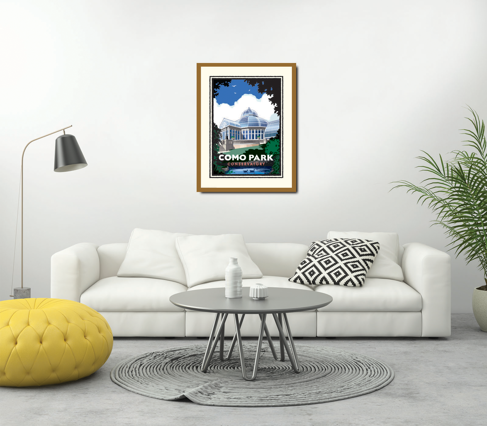 Landmark MN | Como Park Zoo & Conservatory Spring Flowers St Paul Art Print