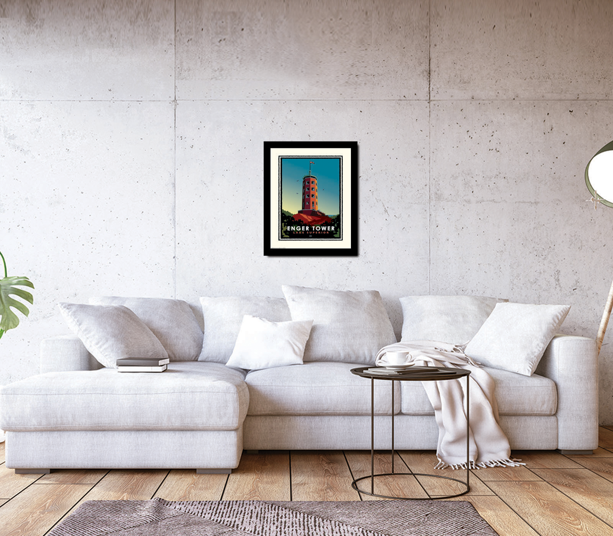 Landmark MN | Enger Tower Lake Superior Art Print