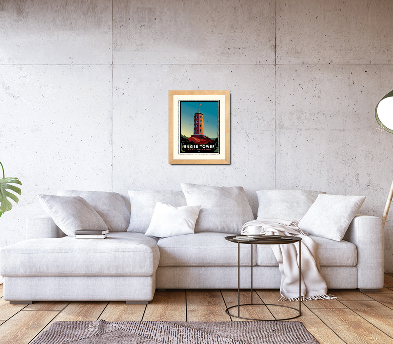 Landmark MN | Enger Tower Lake Superior Art Print