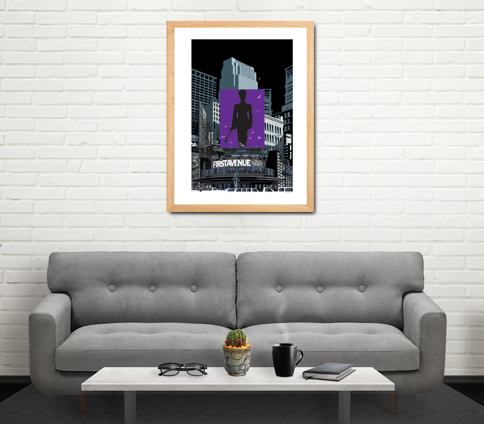 Landmark City MN | First Avenue Purple One Minneapolis Art Print