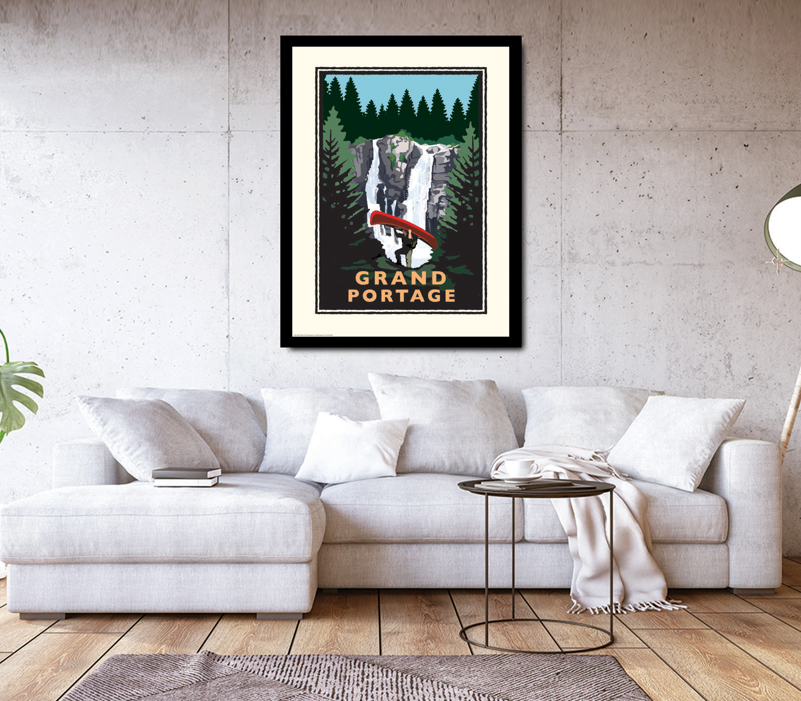 Landmark MN | Grand Portage North Shore Art Print