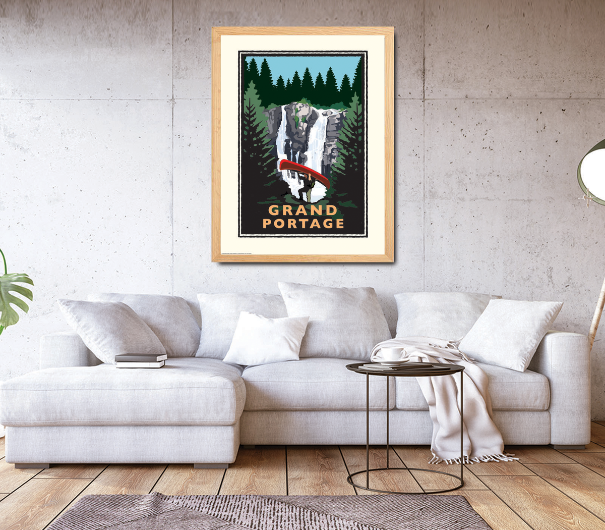 Landmark MN | Grand Portage North Shore Art Print