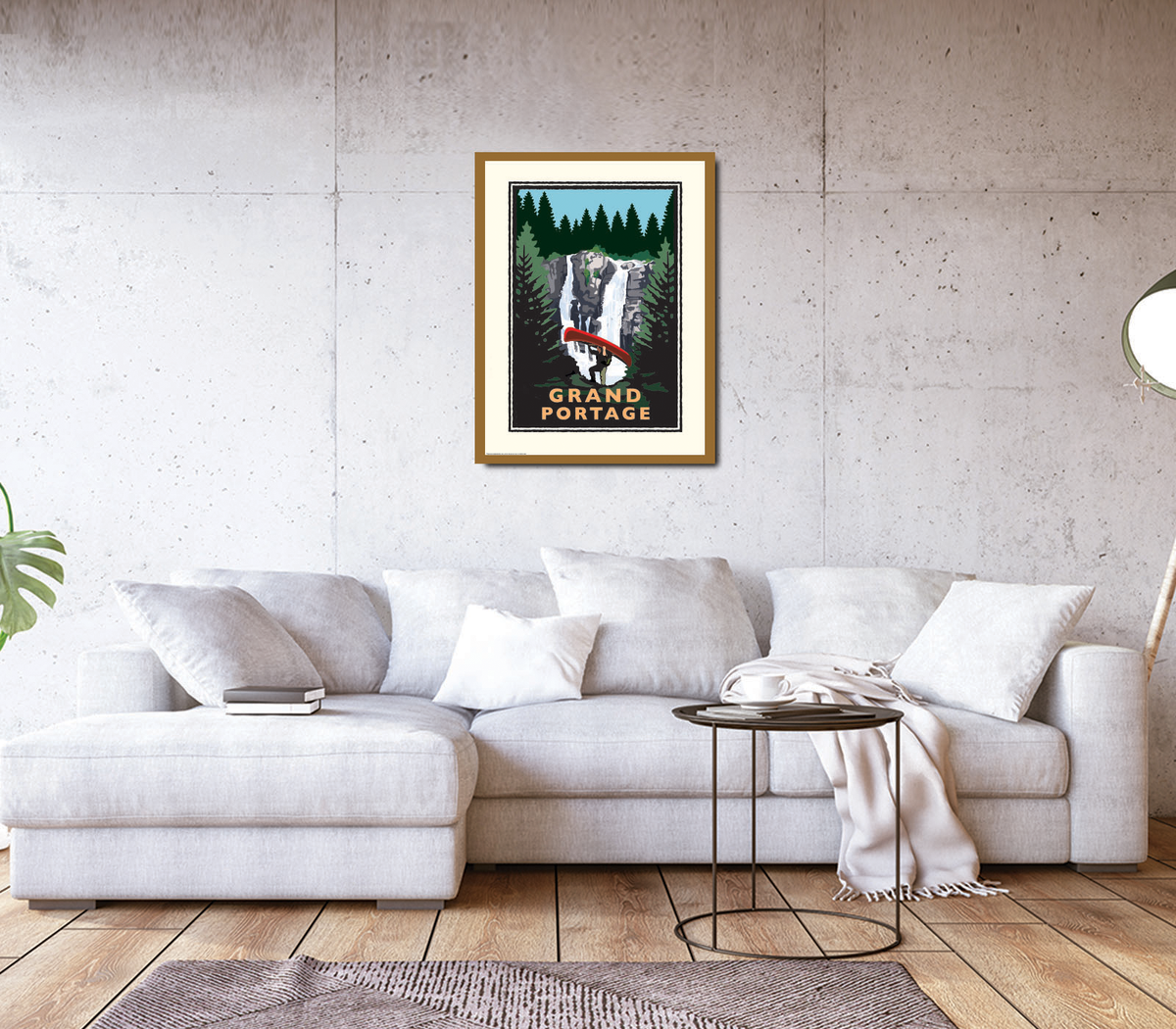 Landmark MN | Grand Portage North Shore Art Print