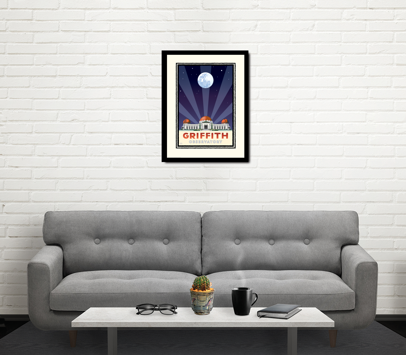 Landmark CA | Griffith Park Observatory Purple Moon