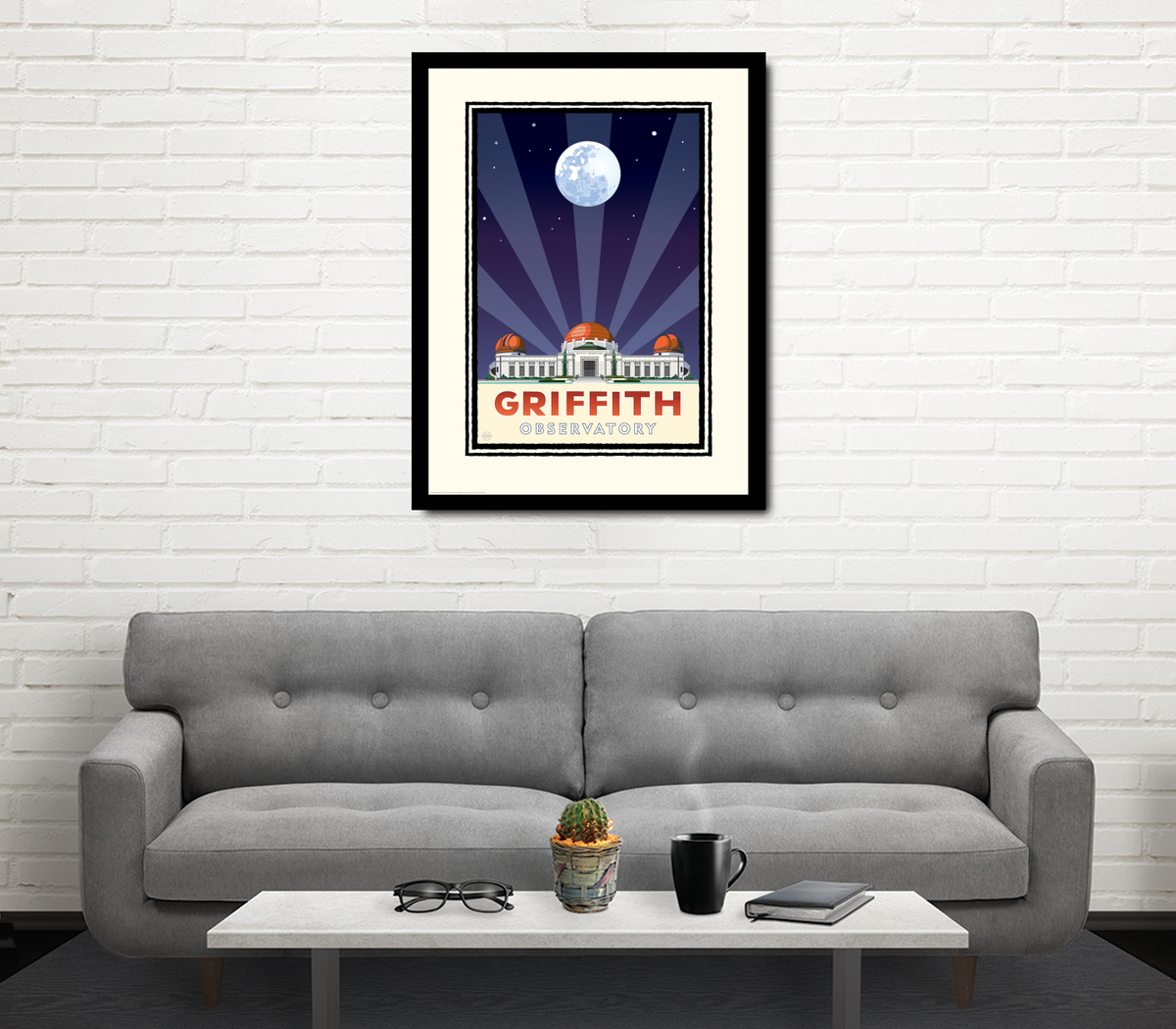 Landmark CA | Griffith Park Observatory Purple Moon