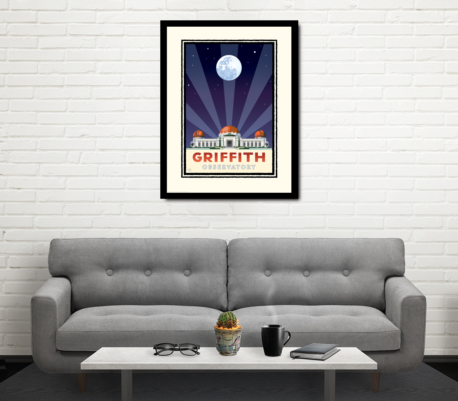 Landmark CA | Griffith Park Observatory Purple Moon