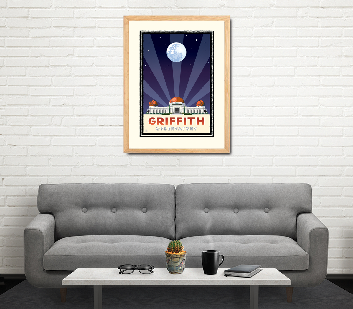 Landmark CA | Griffith Park Observatory Purple Moon