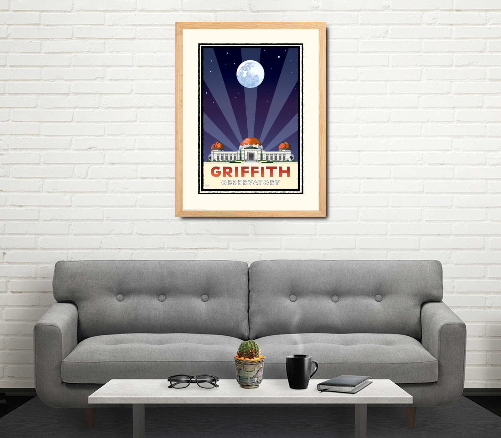 Landmark CA | Griffith Park Observatory Purple Moon