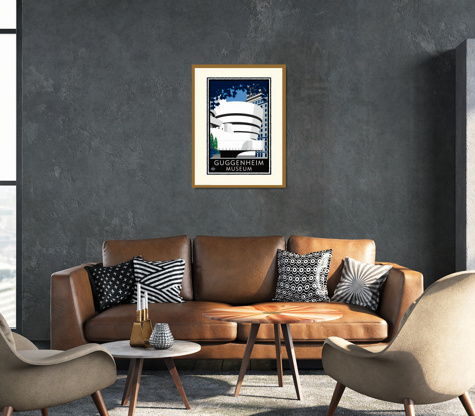 Landmark NY | Guggenheim Museum NYC Art Print