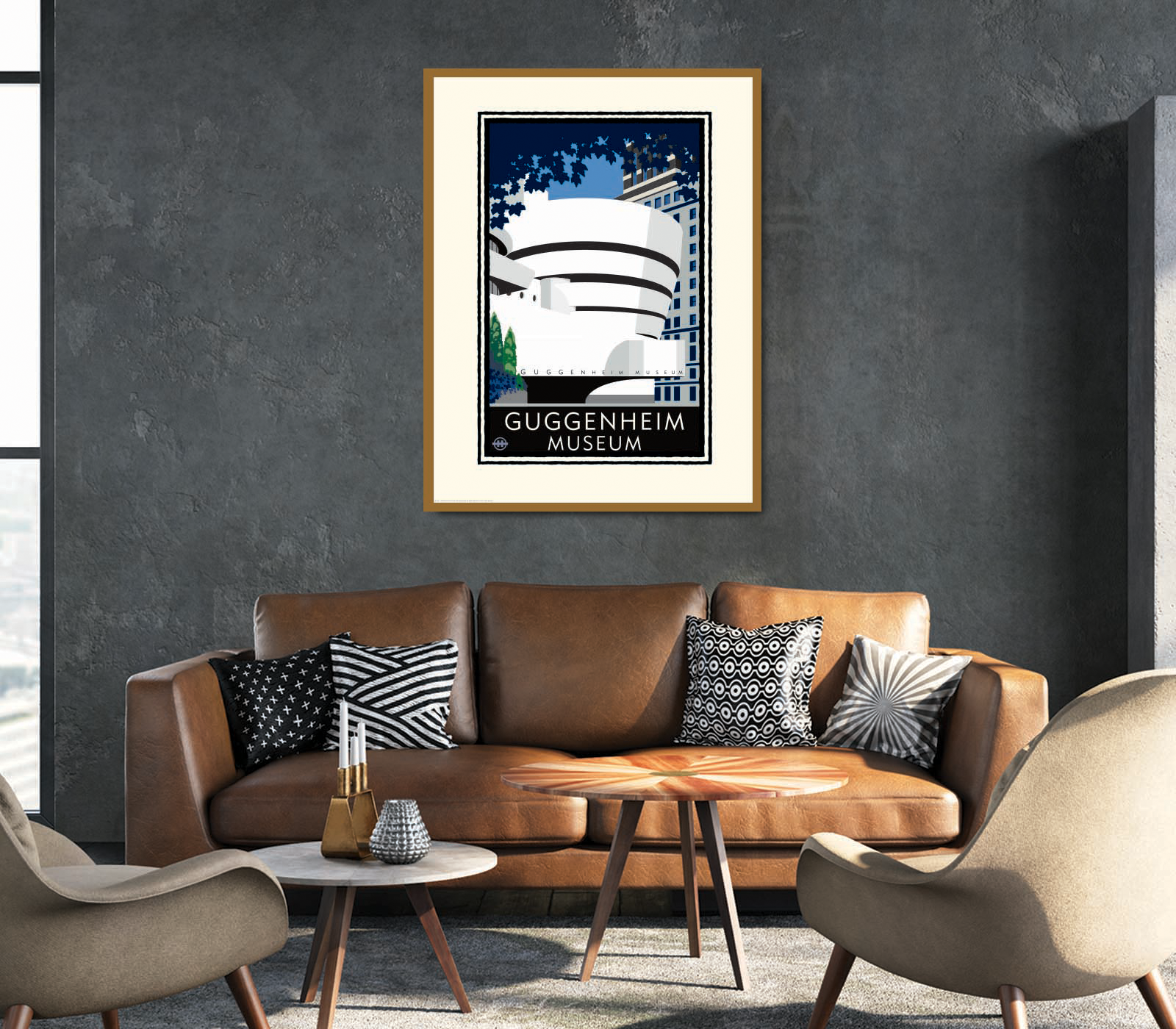 Landmark NY | Guggenheim Museum NYC Art Print