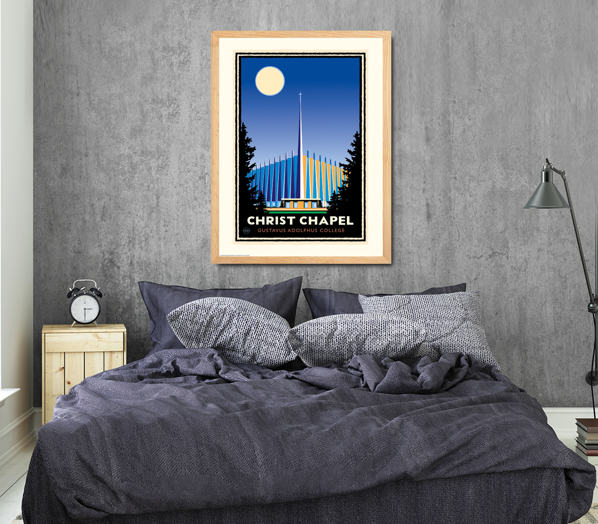 Landmark MN | Gustavus Christ Chapel Art Print