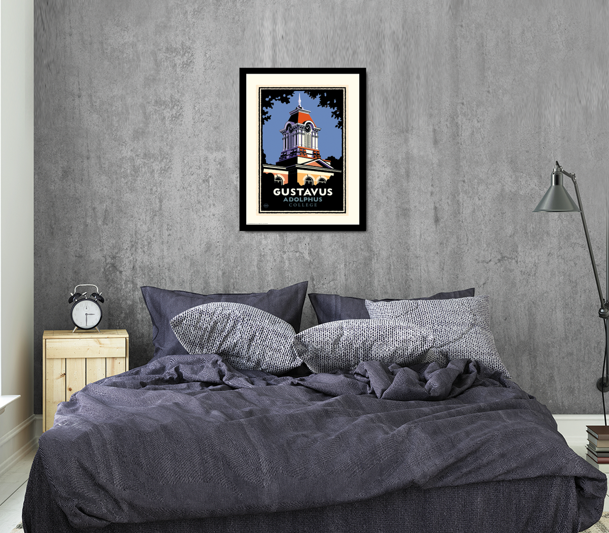 Landmark MN | Gustavus Old Main Tower Art Print