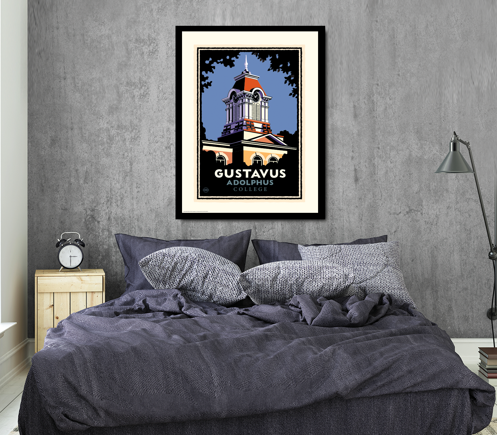 Landmark MN | Gustavus Old Main Tower Art Print